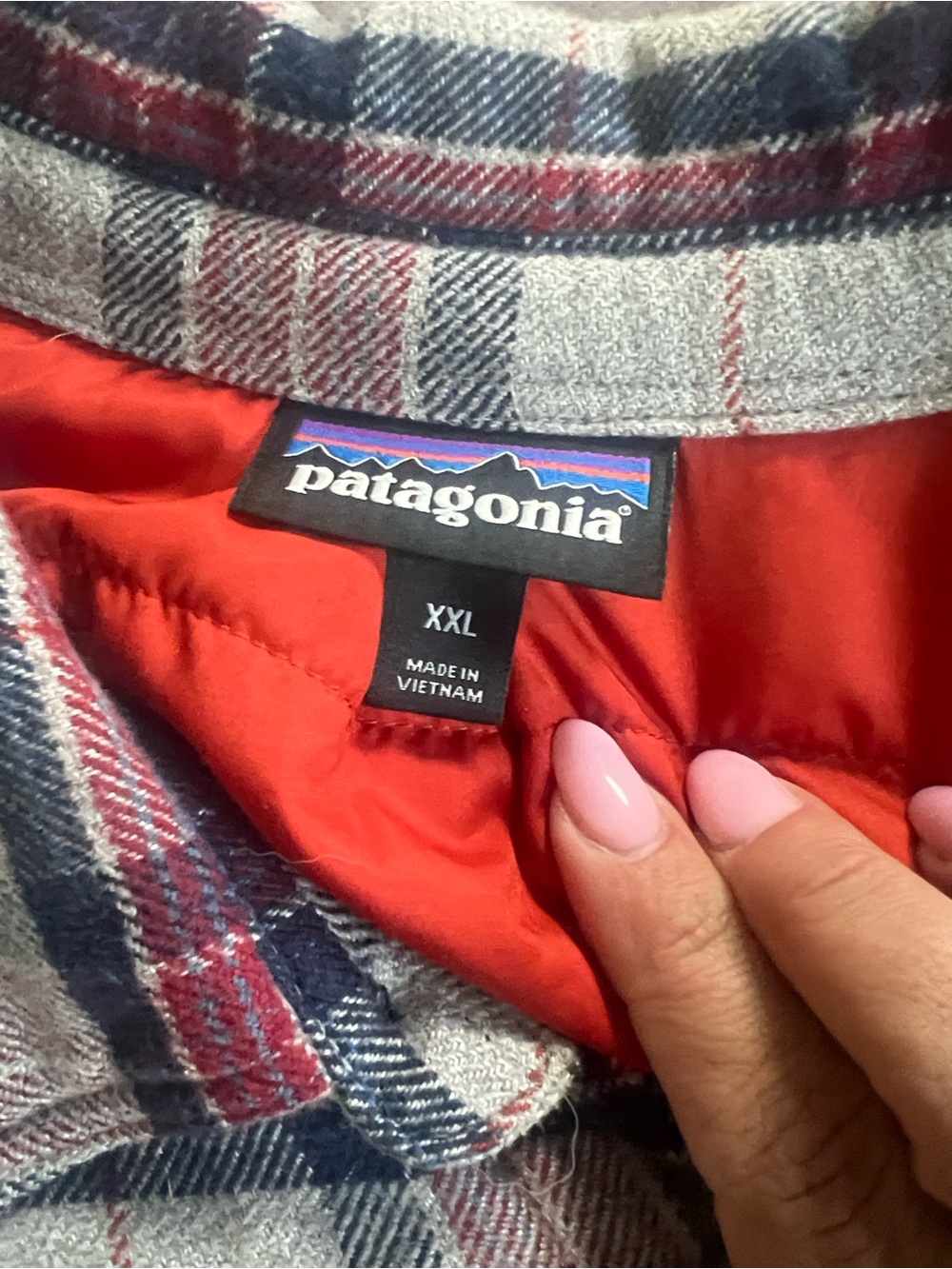 Patagonia Men’s XXL Fjord Insulated Flannel Shirt Jacket In Migration Flannel - Picture 6 of 8